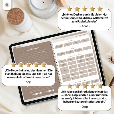 Digitaler Lehrerkalender - PDF mit Hyperlinks